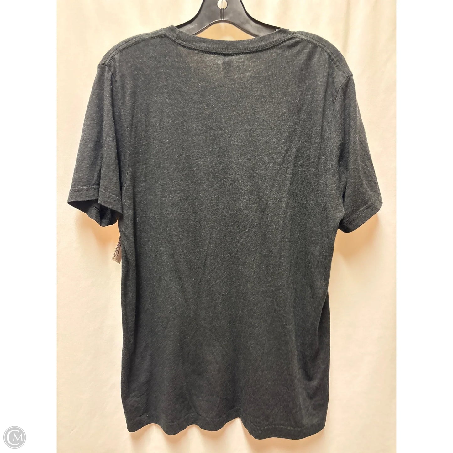 Top Short Sleeve By Bella + Canvas In Black, Size: L