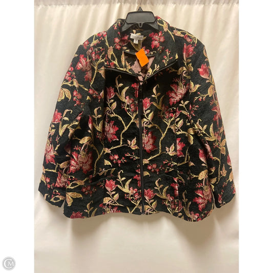 Coat Other By Susan Graver In Black, Size: 4x