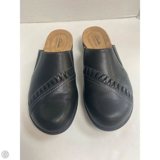 Shoes Flats By Clarks In Black, Size: 9