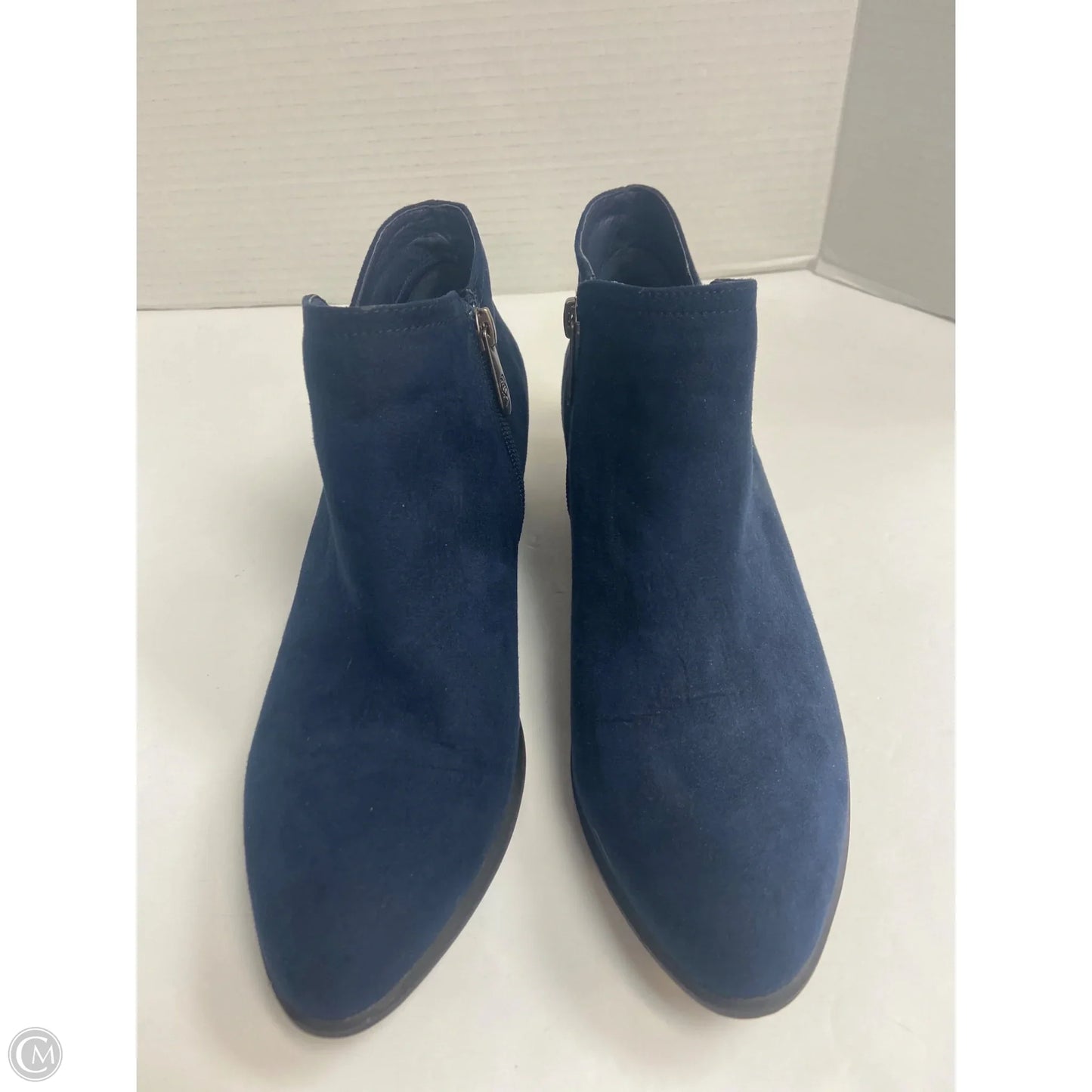 Boots Ankle Heels By Daisy Fuentes In Navy, Size: 7.5