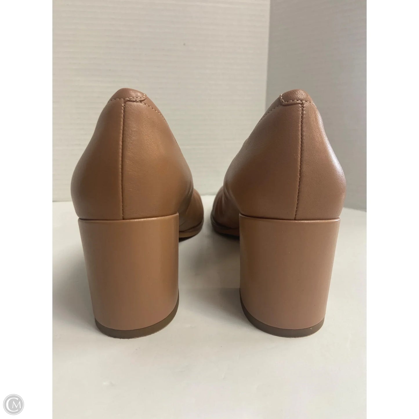Shoes Heels Block By Clarks In Brown, Size: 9.5