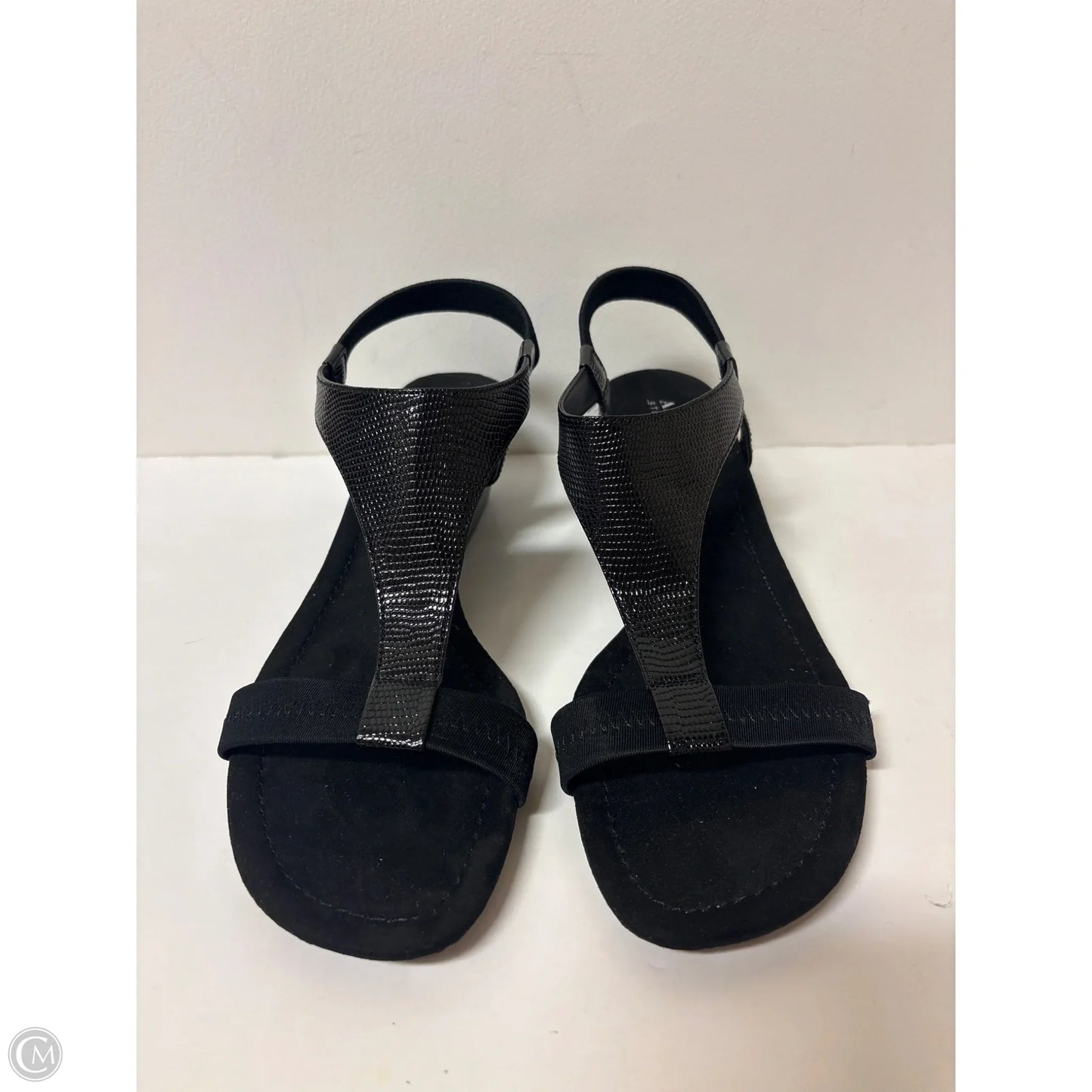 Sandals Heels Platform By Alfani In Black, Size: 10