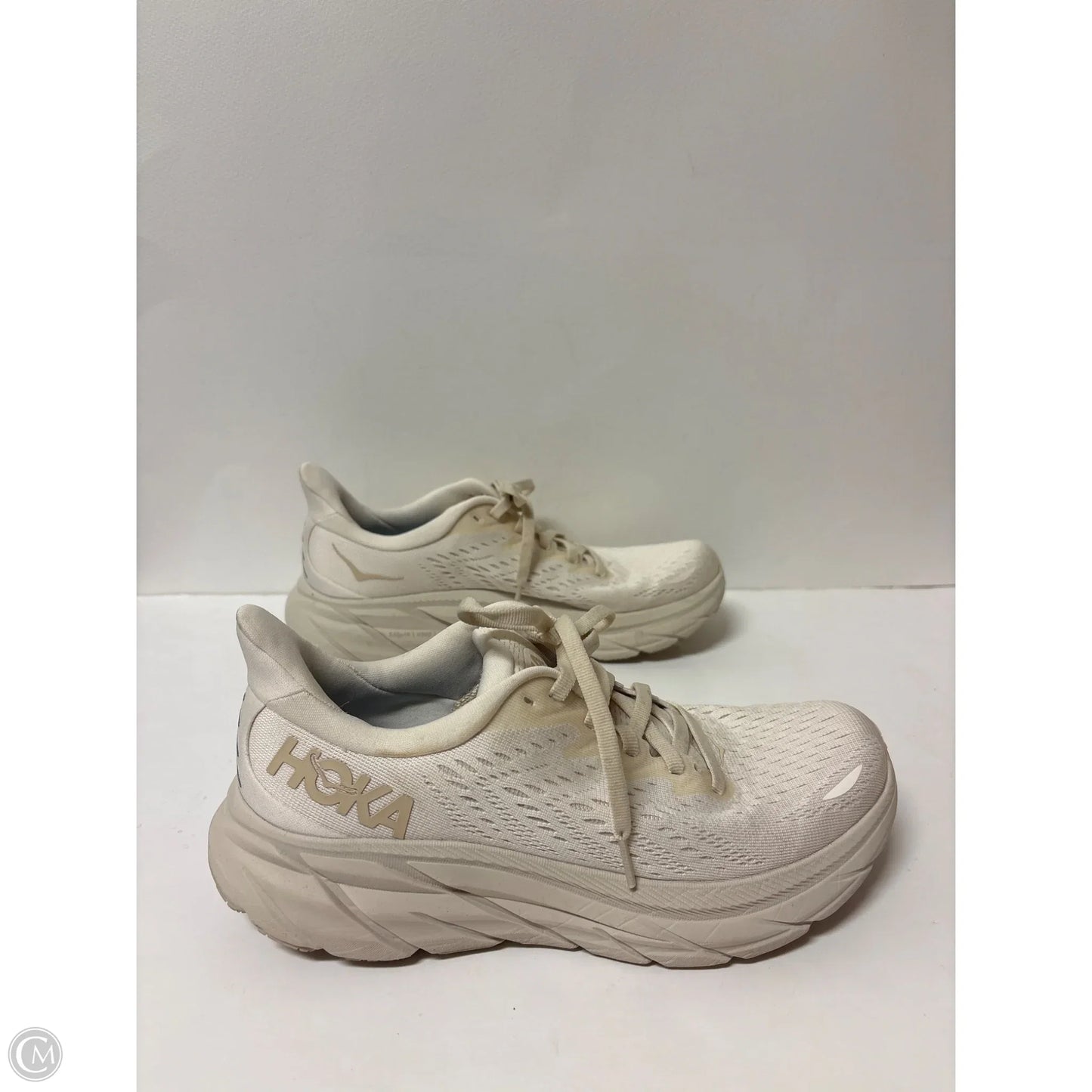 Shoes Athletic By Hoka In Cream, Size: 6.5