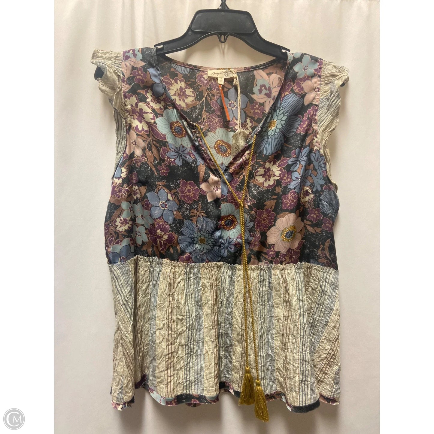 Top Sleeveless By Mystree In Purple, Size: M