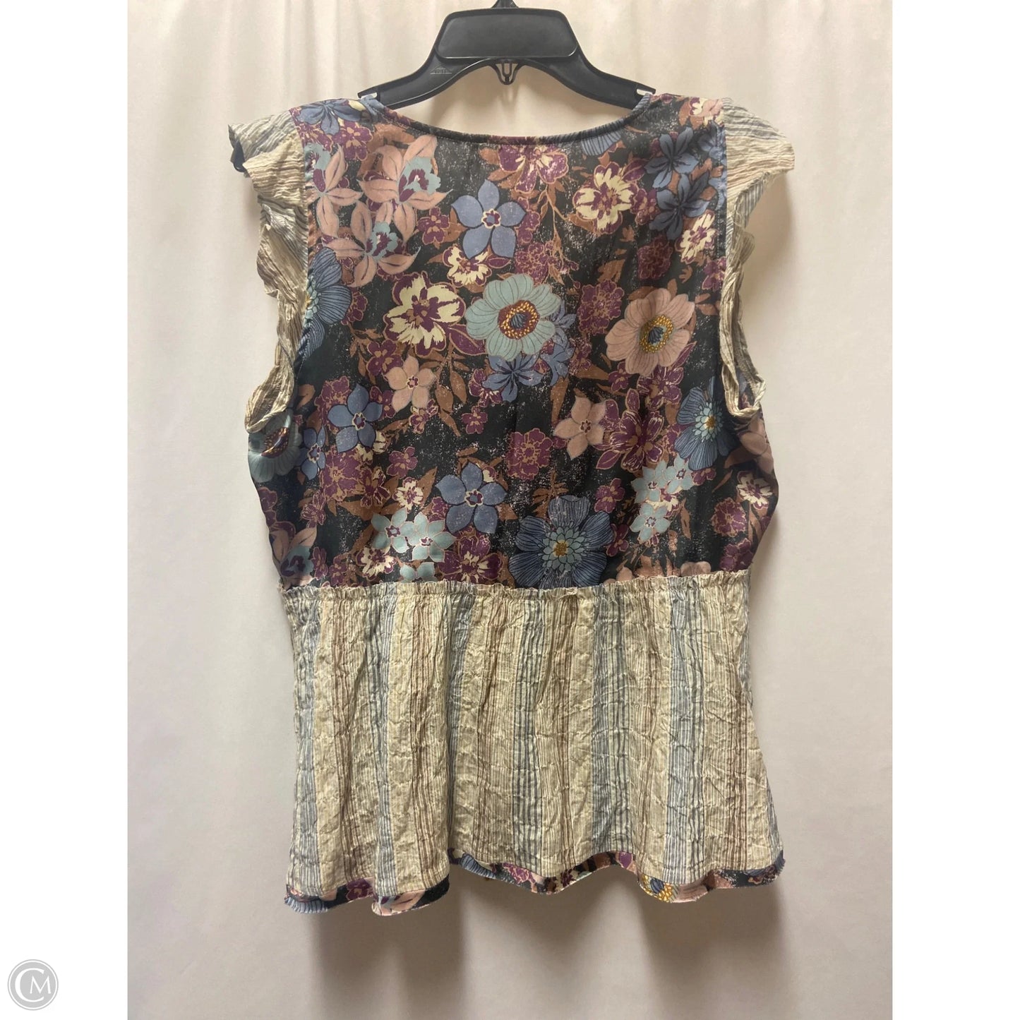 Top Sleeveless By Mystree In Purple, Size: M