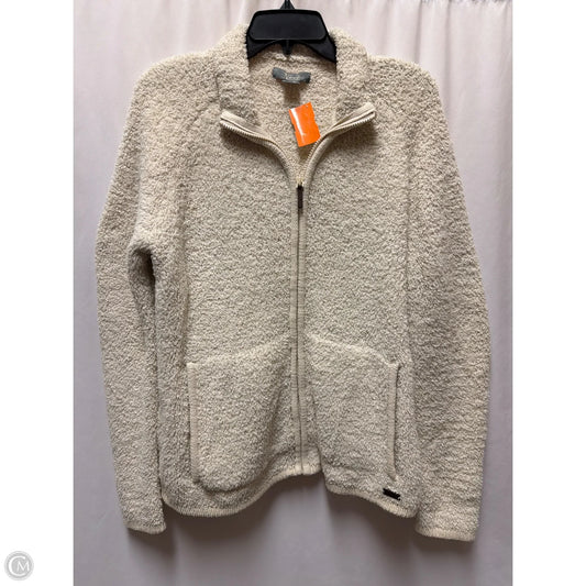 Jacket Faux Fur & Sherpa By Natural Reflections In Cream, Size: L