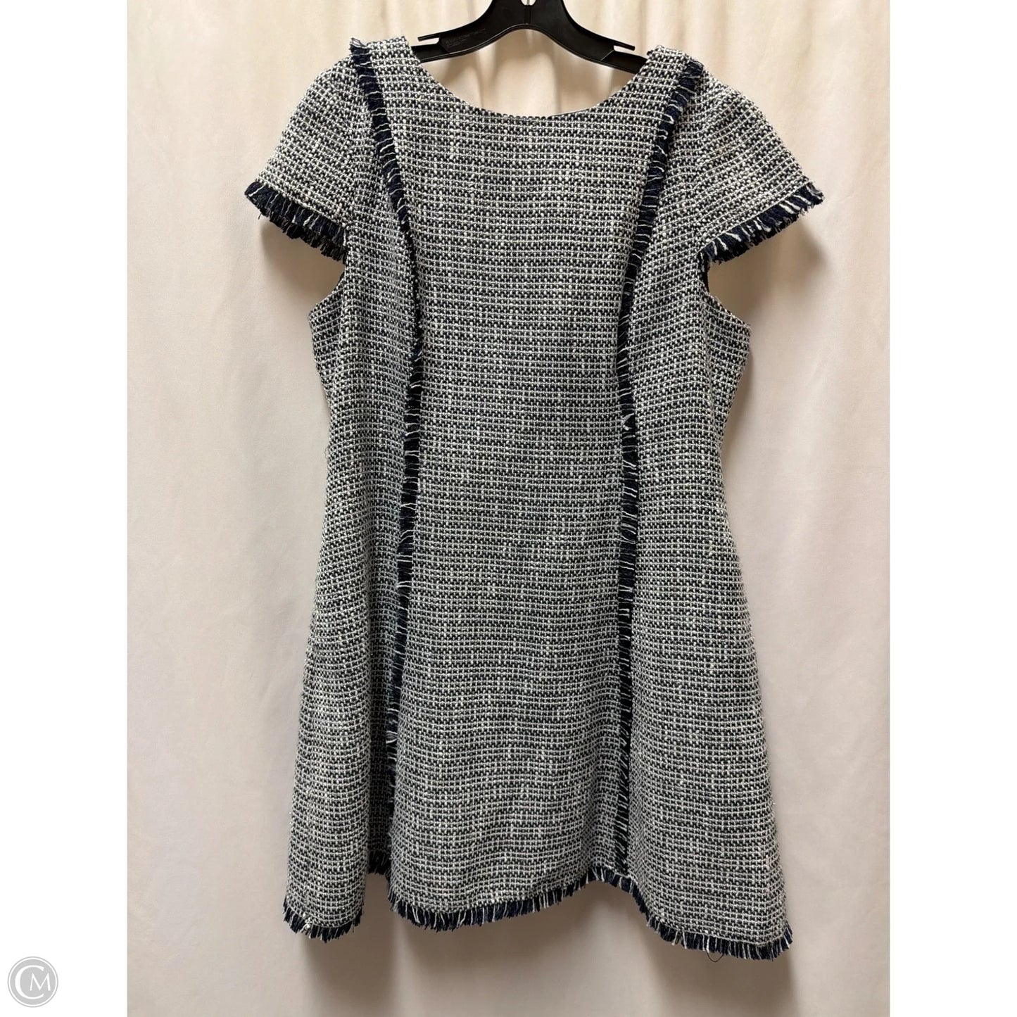 Dress Casual Midi By Eliza J In Navy, Size: 1x
