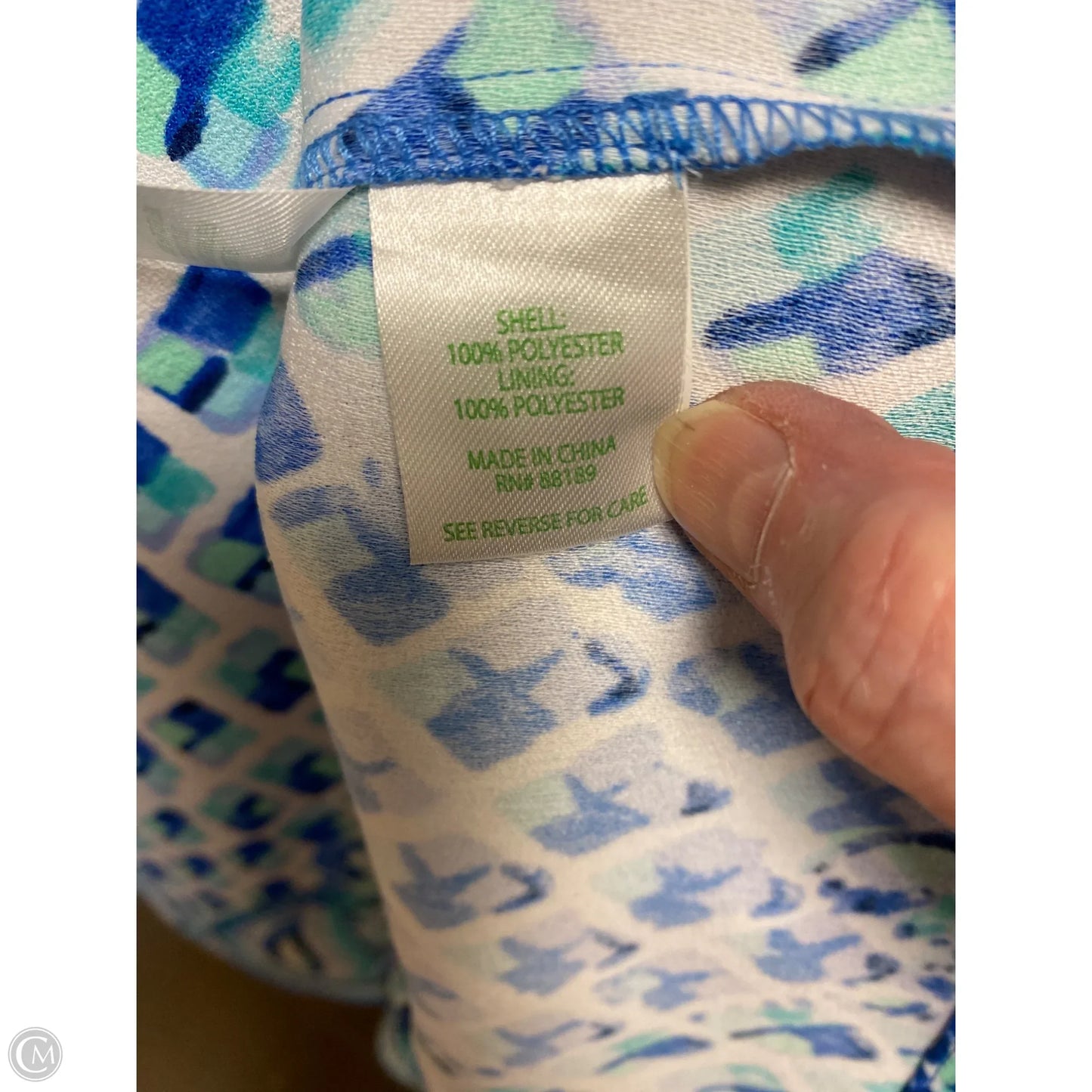 Dress Designer By Lilly Pulitzer In Blue, Size: 10