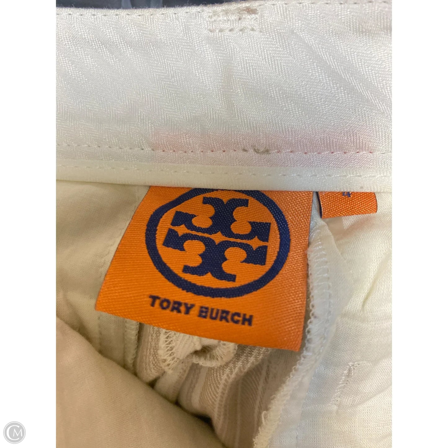 Pants Designer By Tory Burch In Beige, Size: 4