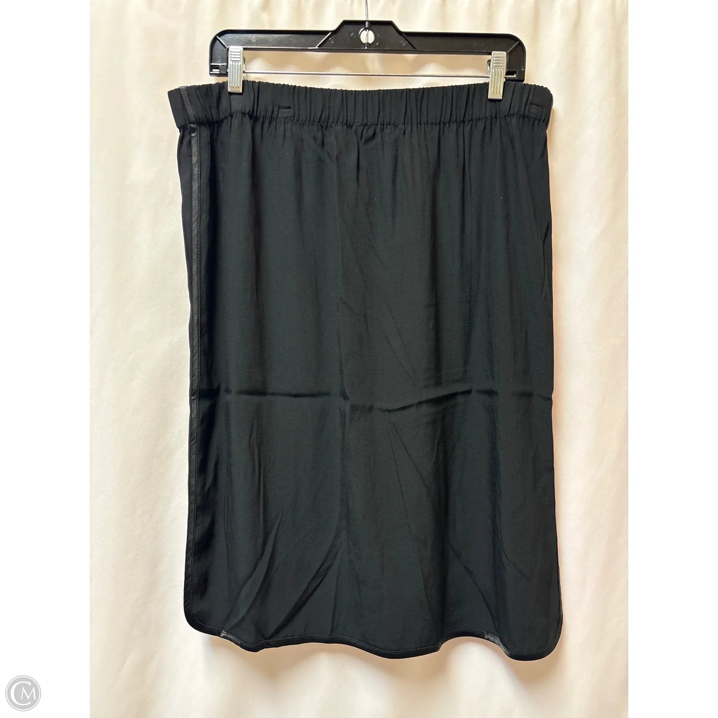 Skirt Midi By Loft In Black, Size: L