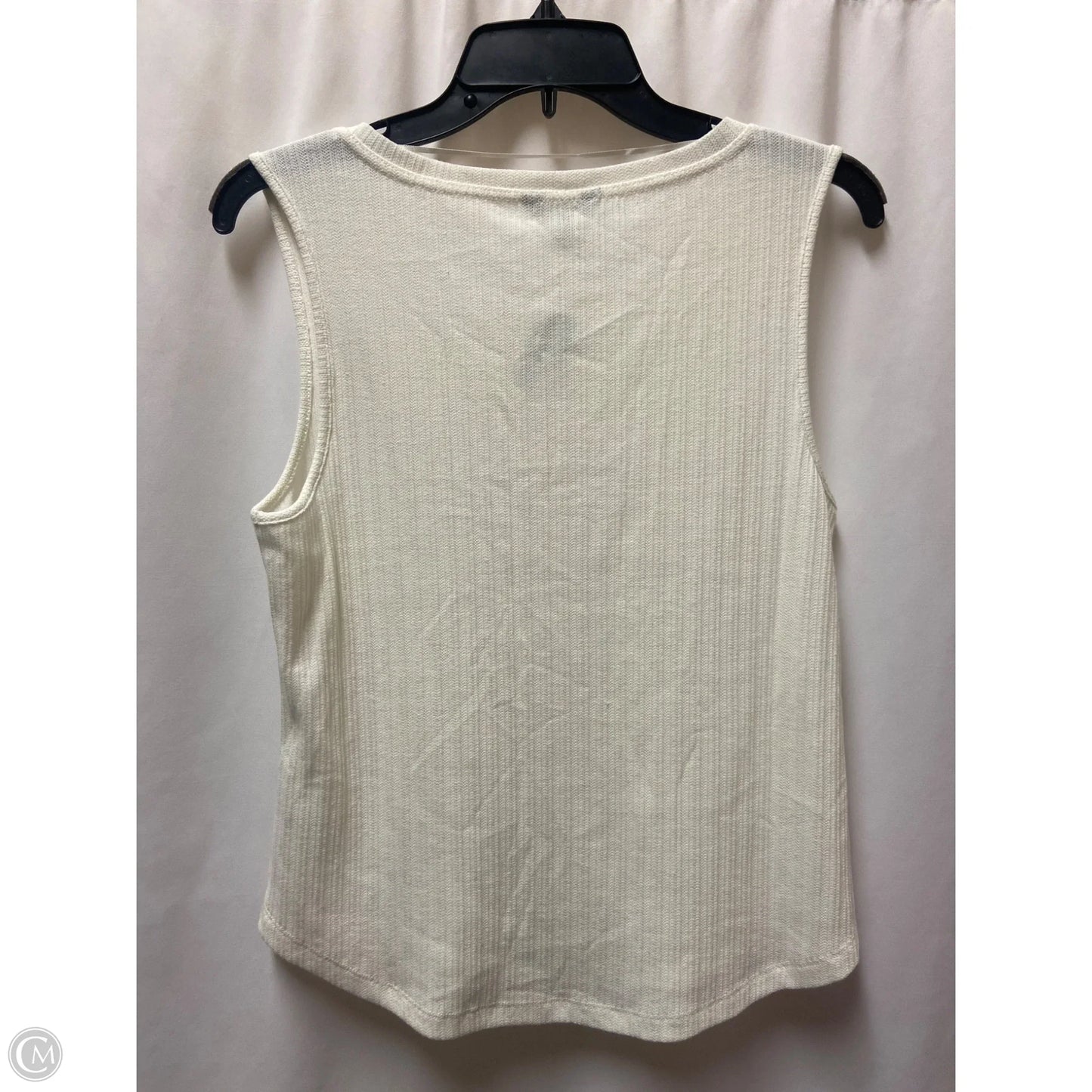 Top Sleeveless Designer By Frye In White, Size: M