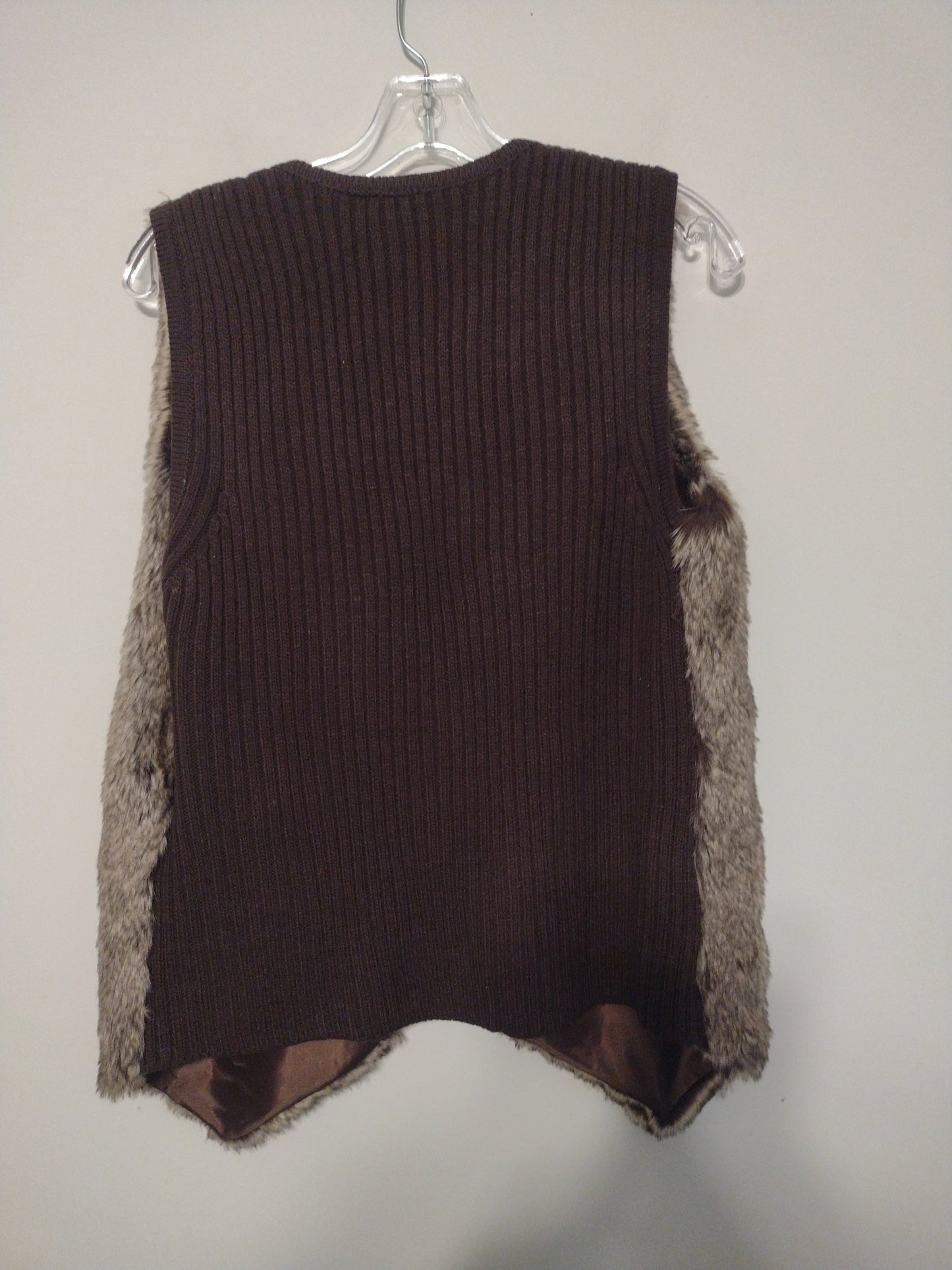 Vest Faux Fur & Sherpa By New Directions  Size: L