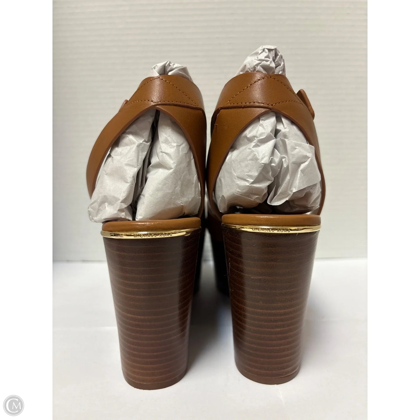 Sandals Designer By Michael Kors In Brown, Size: 9.5