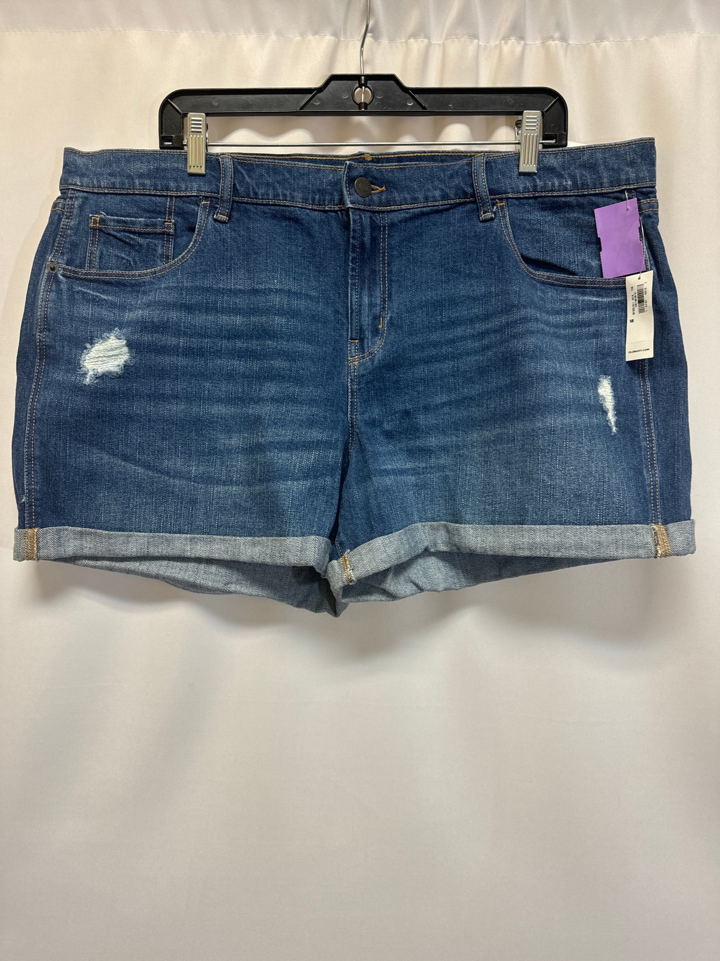 Blue Denim Shorts Old Navy, Size 18