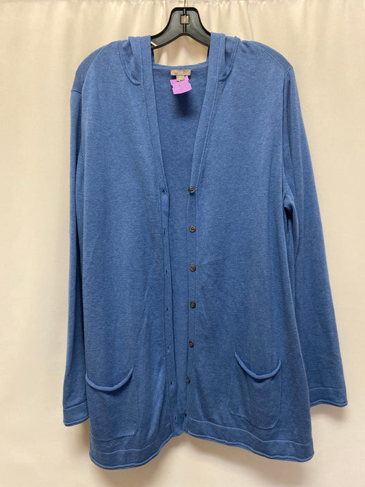 Blue Cardigan J. Jill, Size Xl