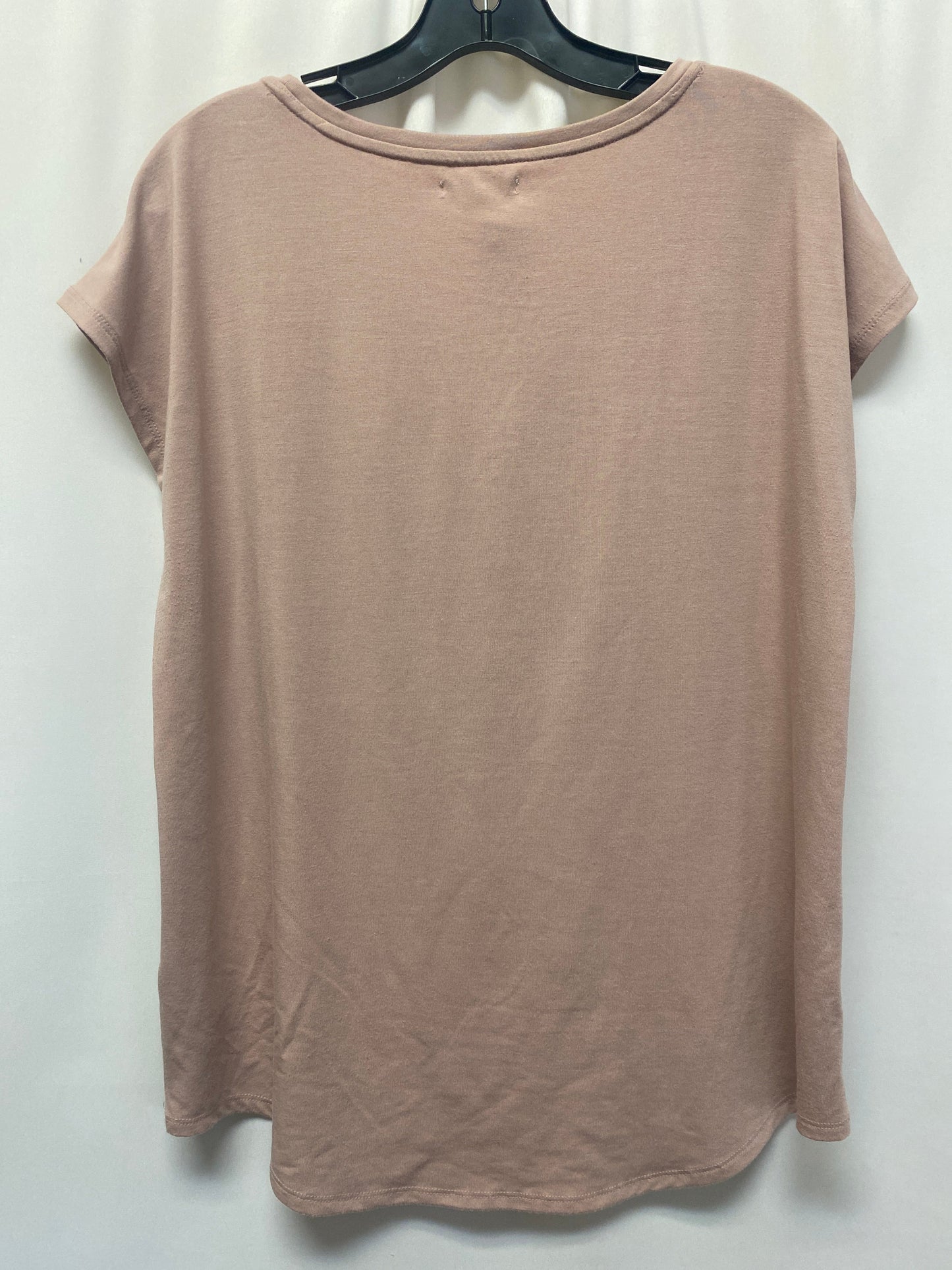 Mauve Top Short Sleeve Maurices, Size L