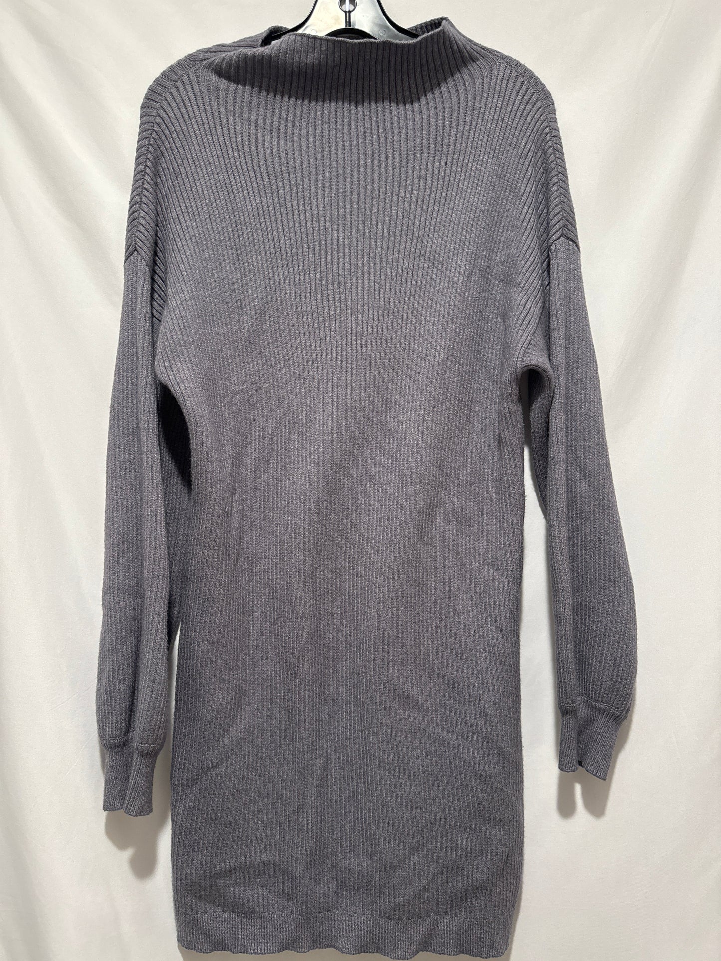 Dress Sweater By Lumiere In Grey, Size: L