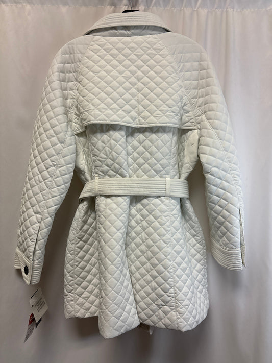 Jacket Puffer & Quilted By Jones New York In White, Size: 1x