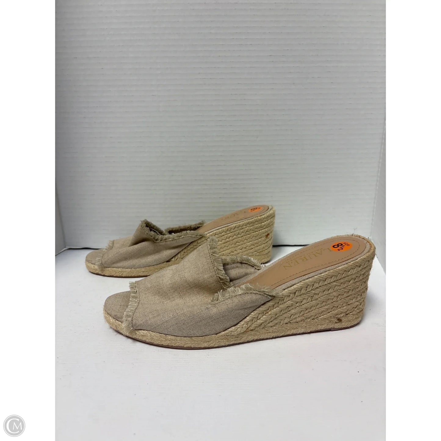 Shoes Heels Block By Ralph Lauren In Tan, Size: 8.5