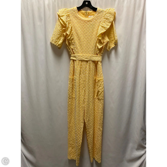 Jumpsuit By Clothes Mentor In Yellow, Size: L