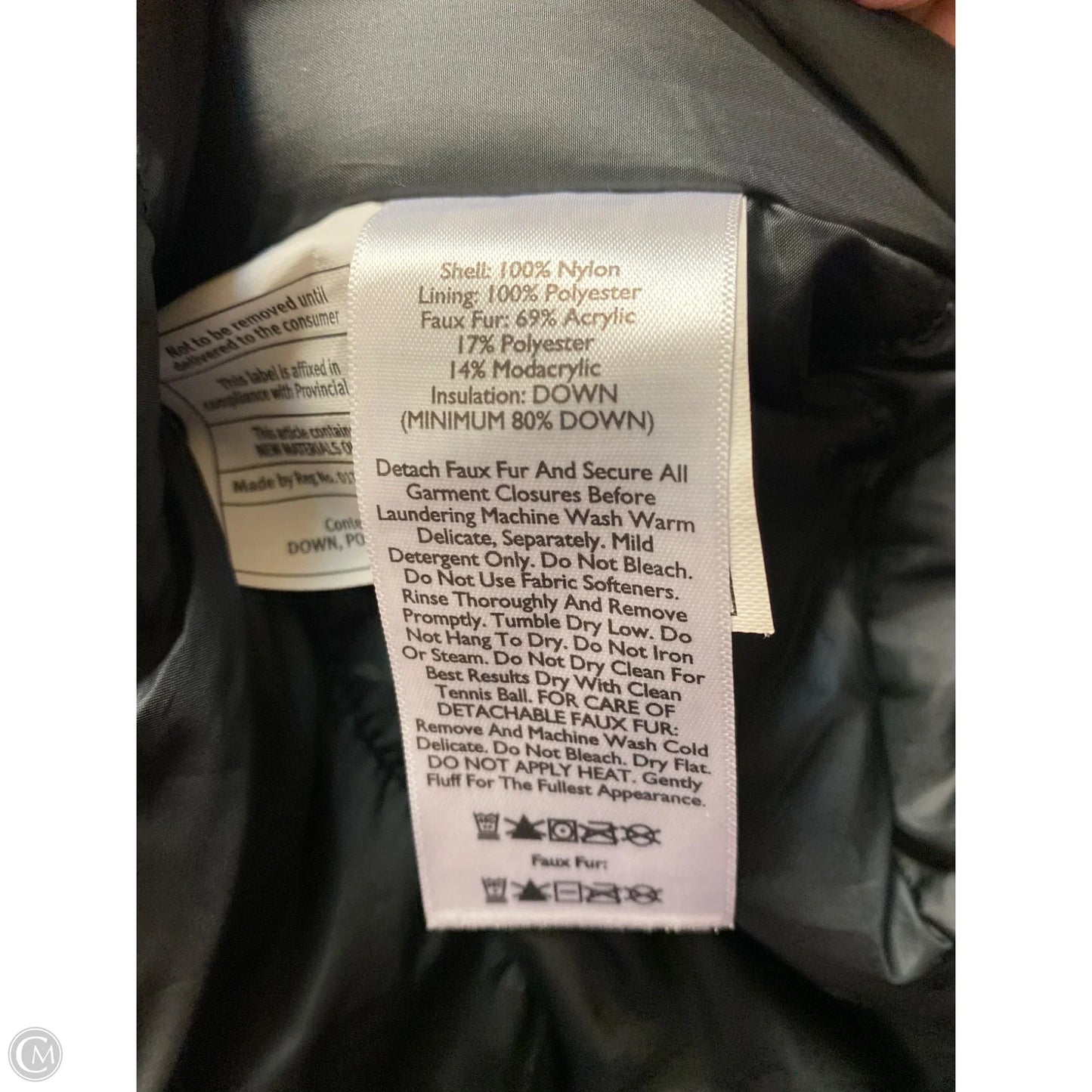 Jacket Faux Fur & Sherpa By Eddie Bauer In Black, Size: Xl