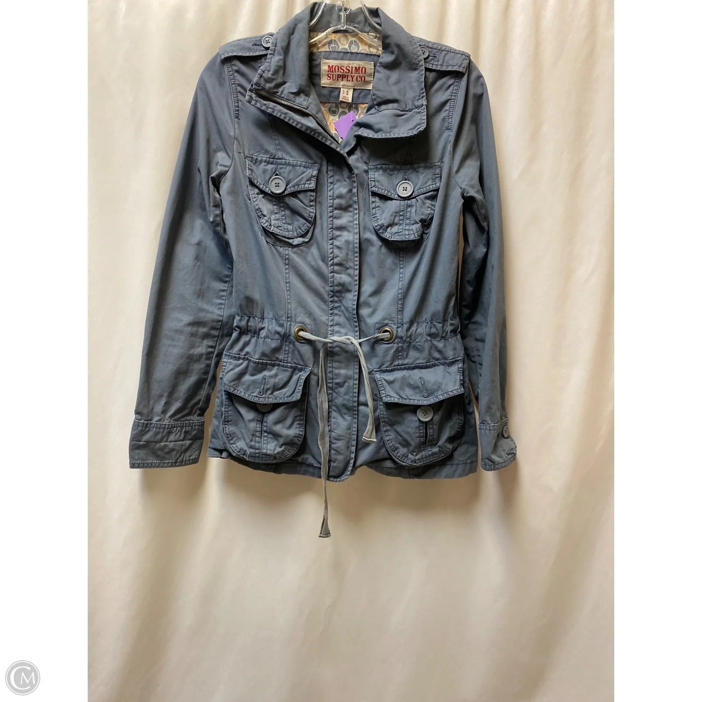 Jacket Denim By Mossimo In Blue, Size: S