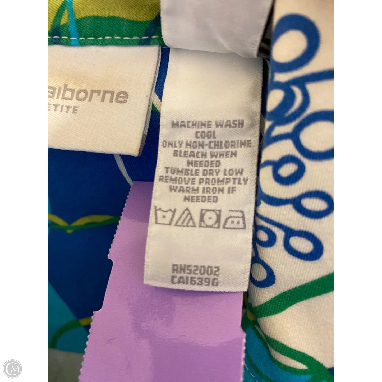 Jacket Denim By Liz Claiborne In Green, Size: S