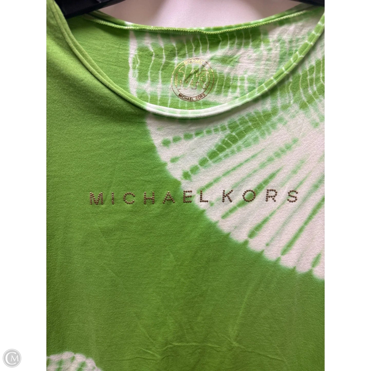 Top Short Sleeve By Michael By Michael Kors In Green, Size: M
