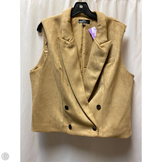 Vest Other By Nicole Miller In Brown, Size: Xl