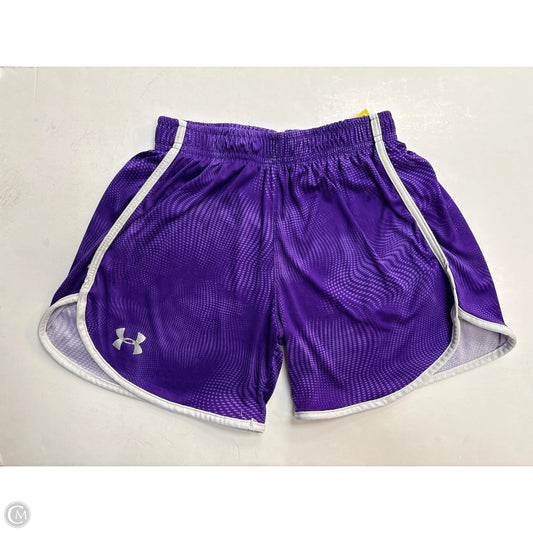Athletic Shorts By Under Armour In Purple, Size: Xs