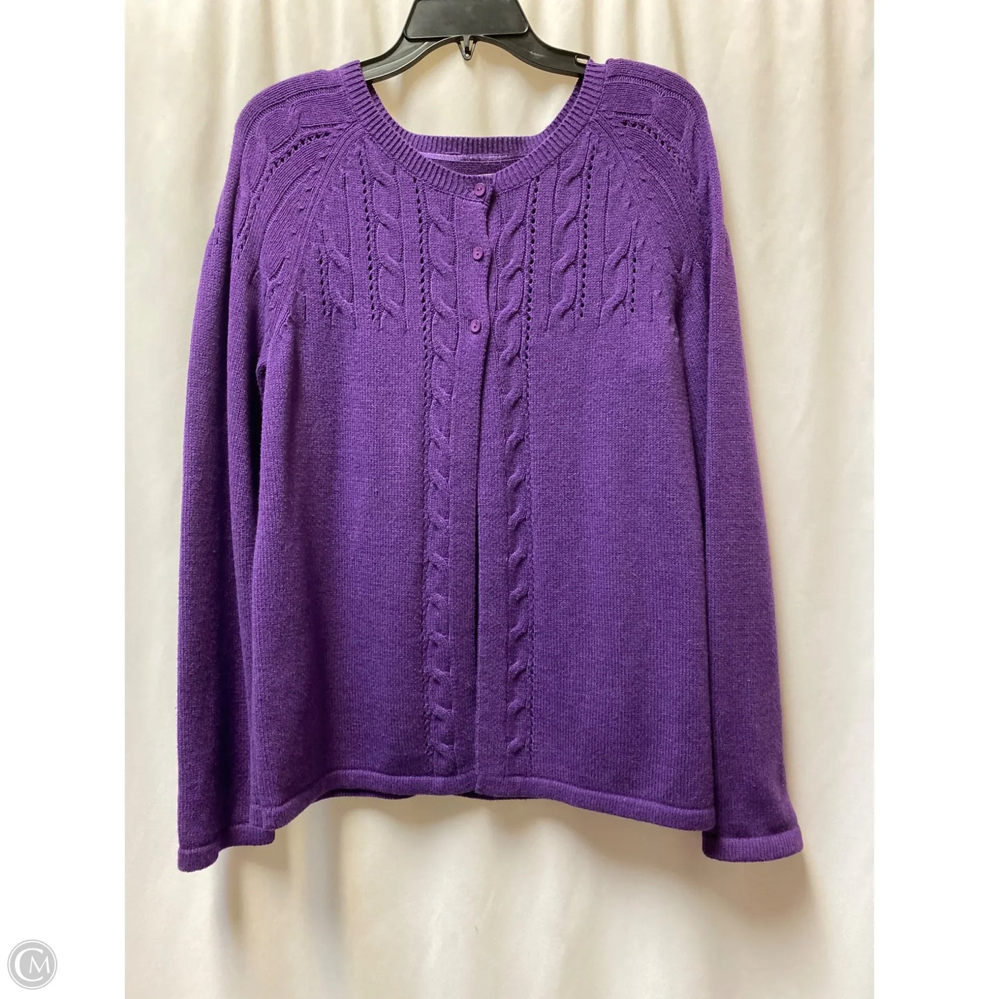 Sweater By Kim Rogers In Purple, Size: M