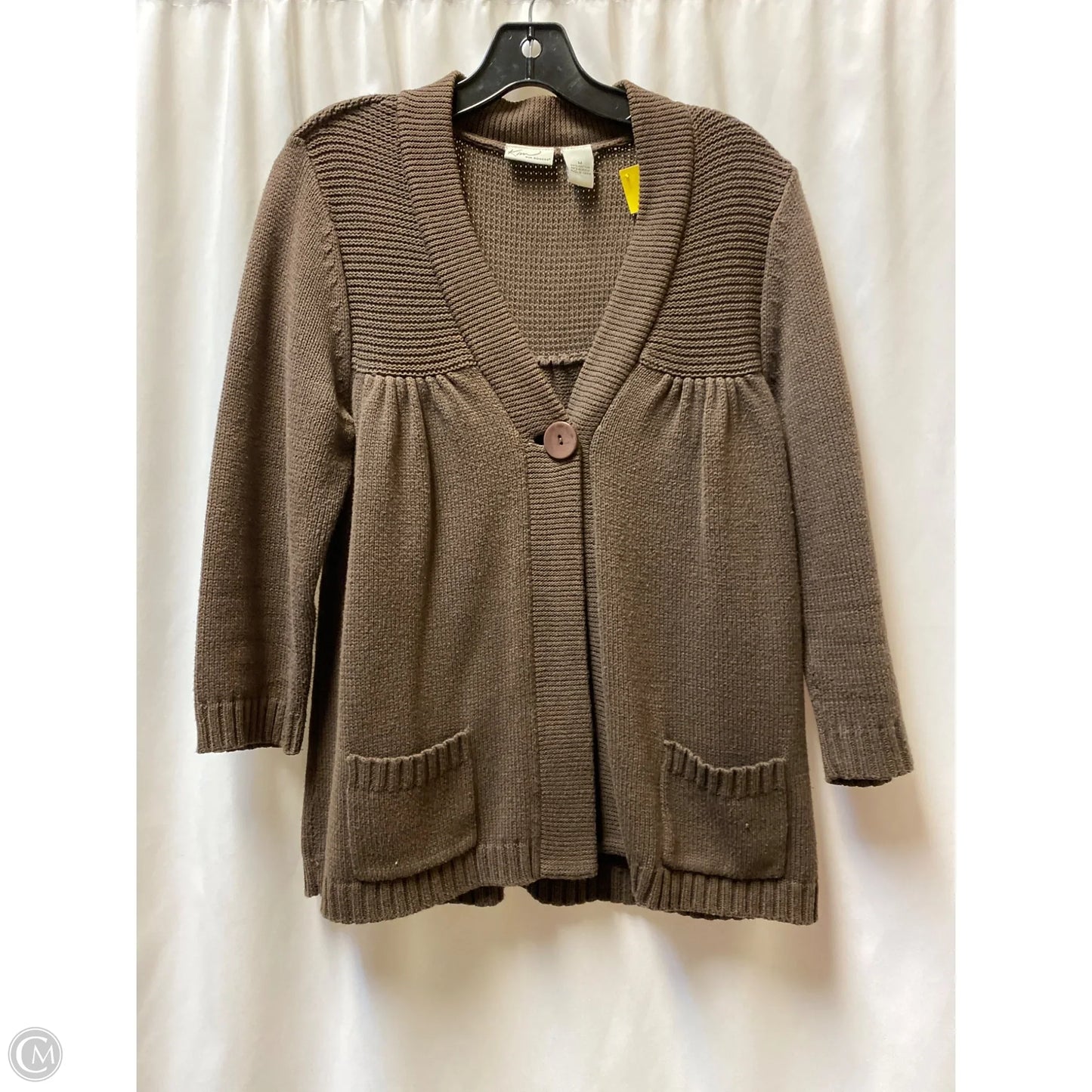 Dress Sweater By Kim Rogers In Brown, Size: M