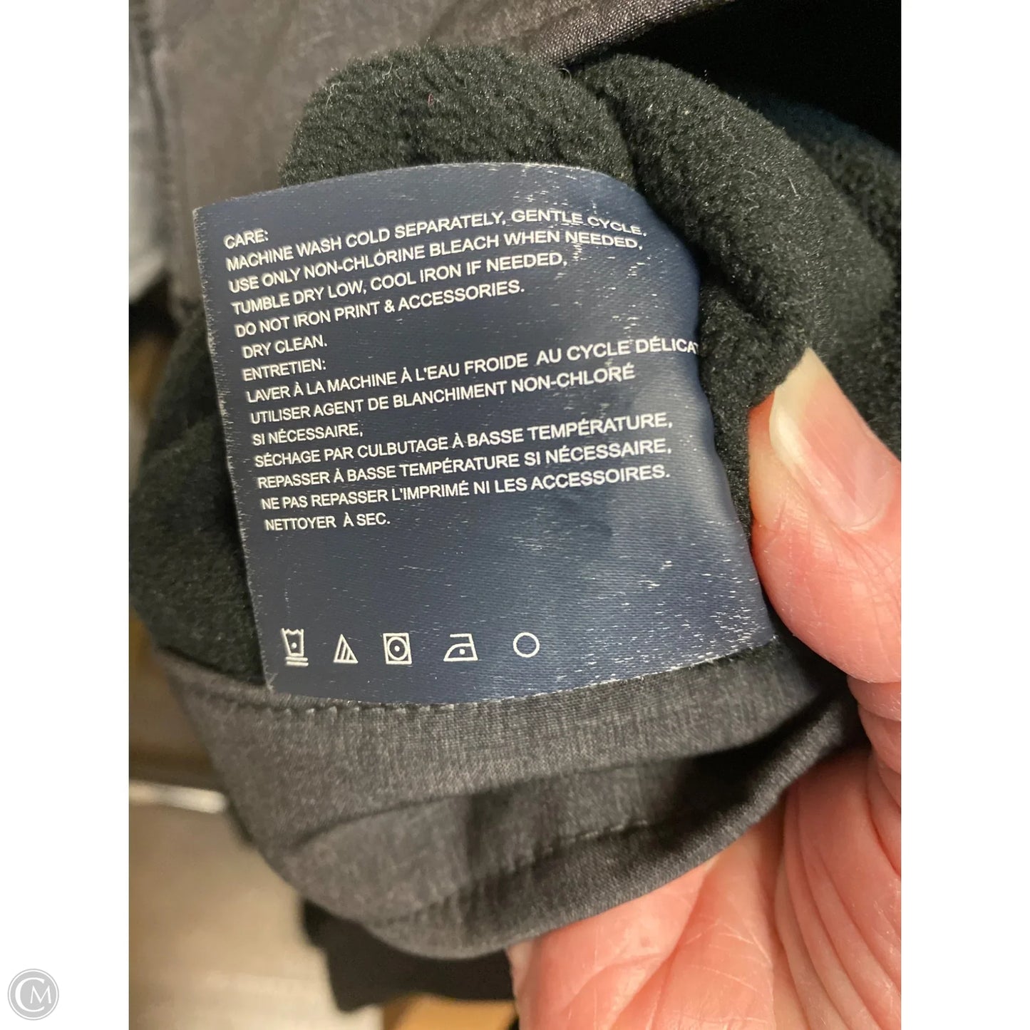 Jacket Fleece By Nautica In Black, Size: S