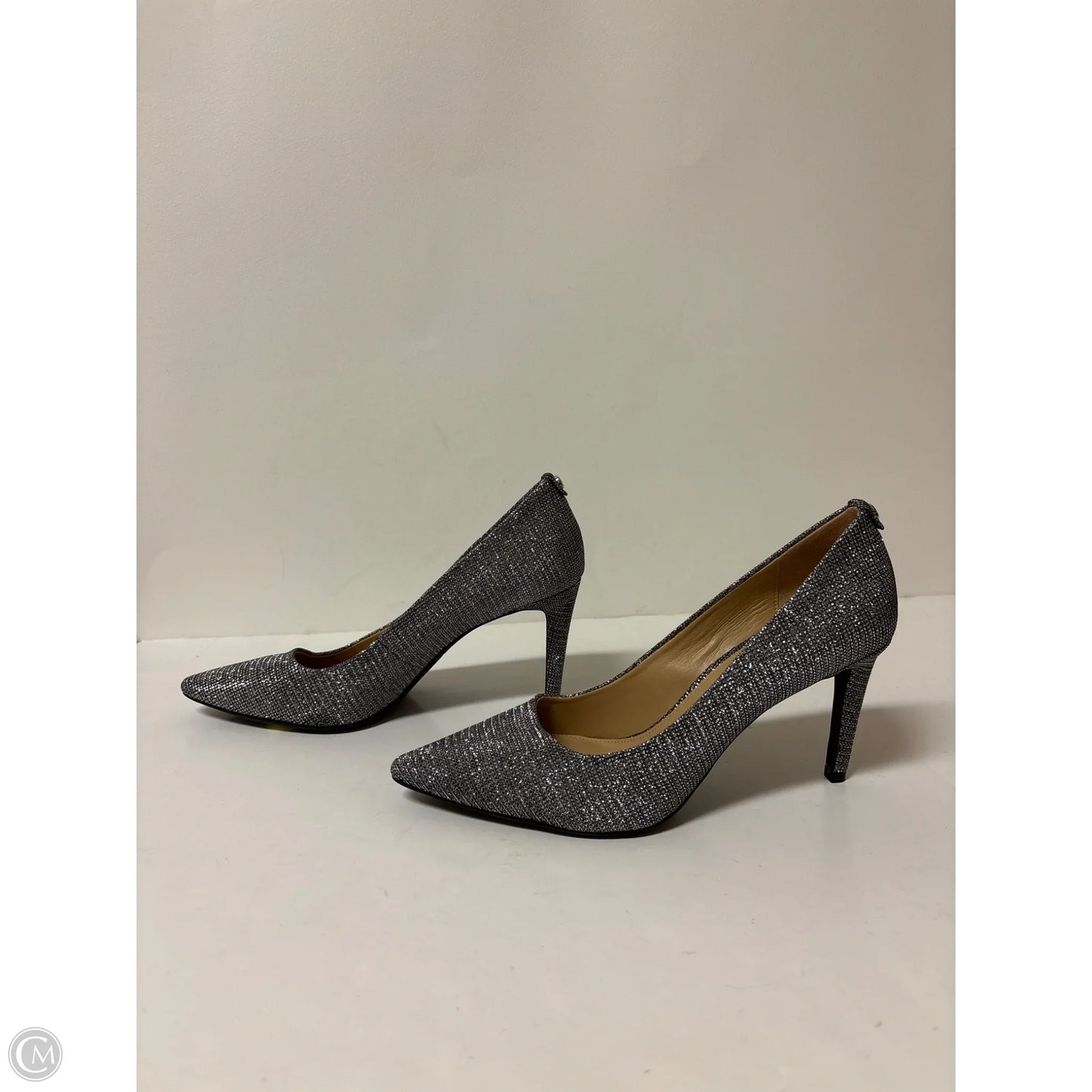 Shoes Heels Stiletto By Michael By Michael Kors In Silver, Size: 8
