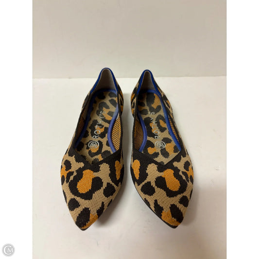 Shoes Flats By Rothys In Animal Print, Size: 7.5