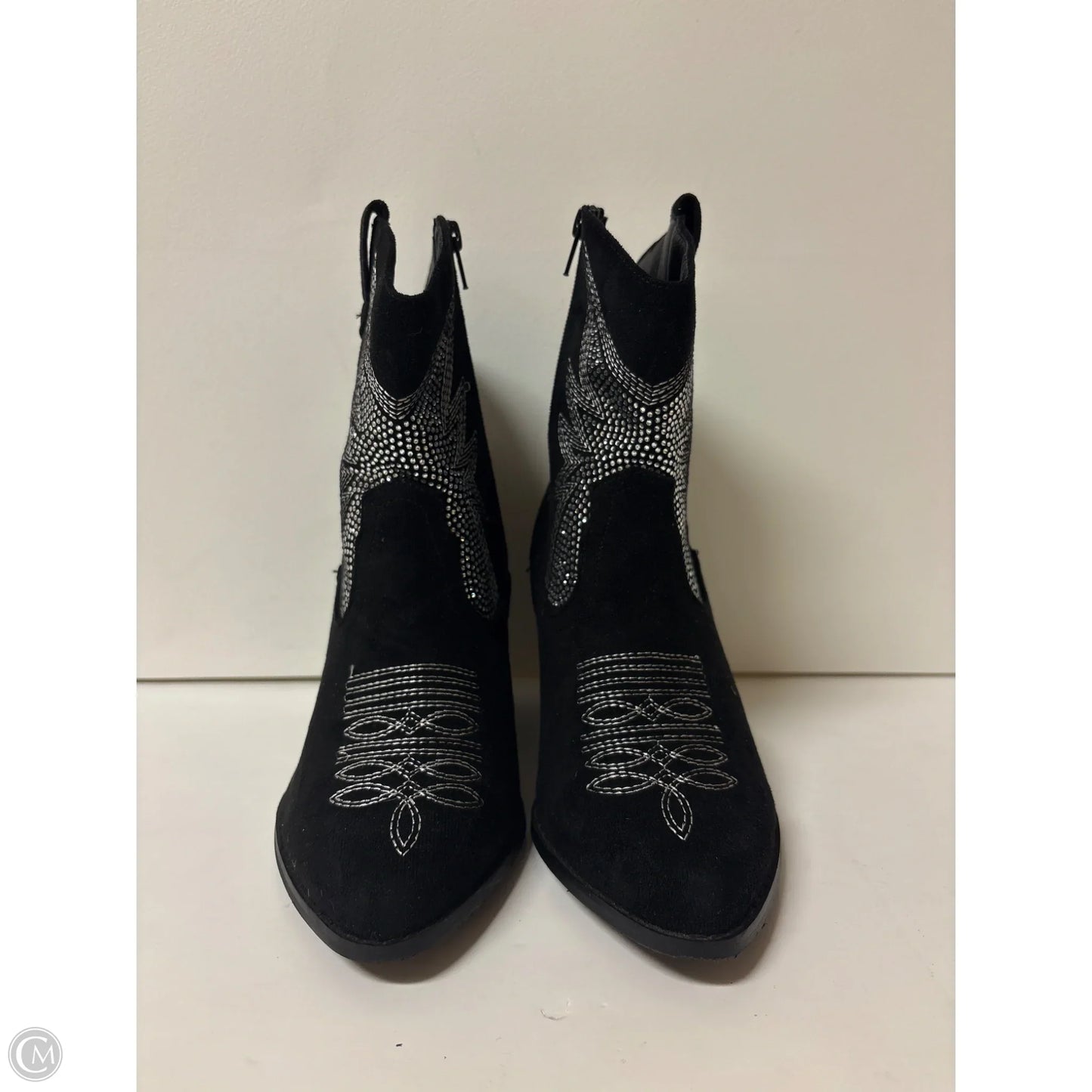 Boots Western By Clothes Mentor In Black, Size: 7