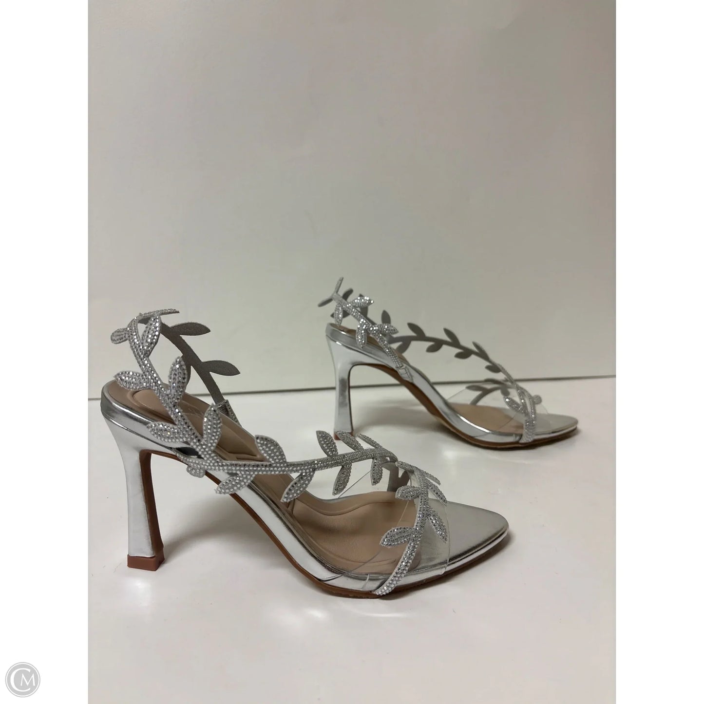 Shoes Heels Stiletto By Windsor In Silver, Size: 6.5