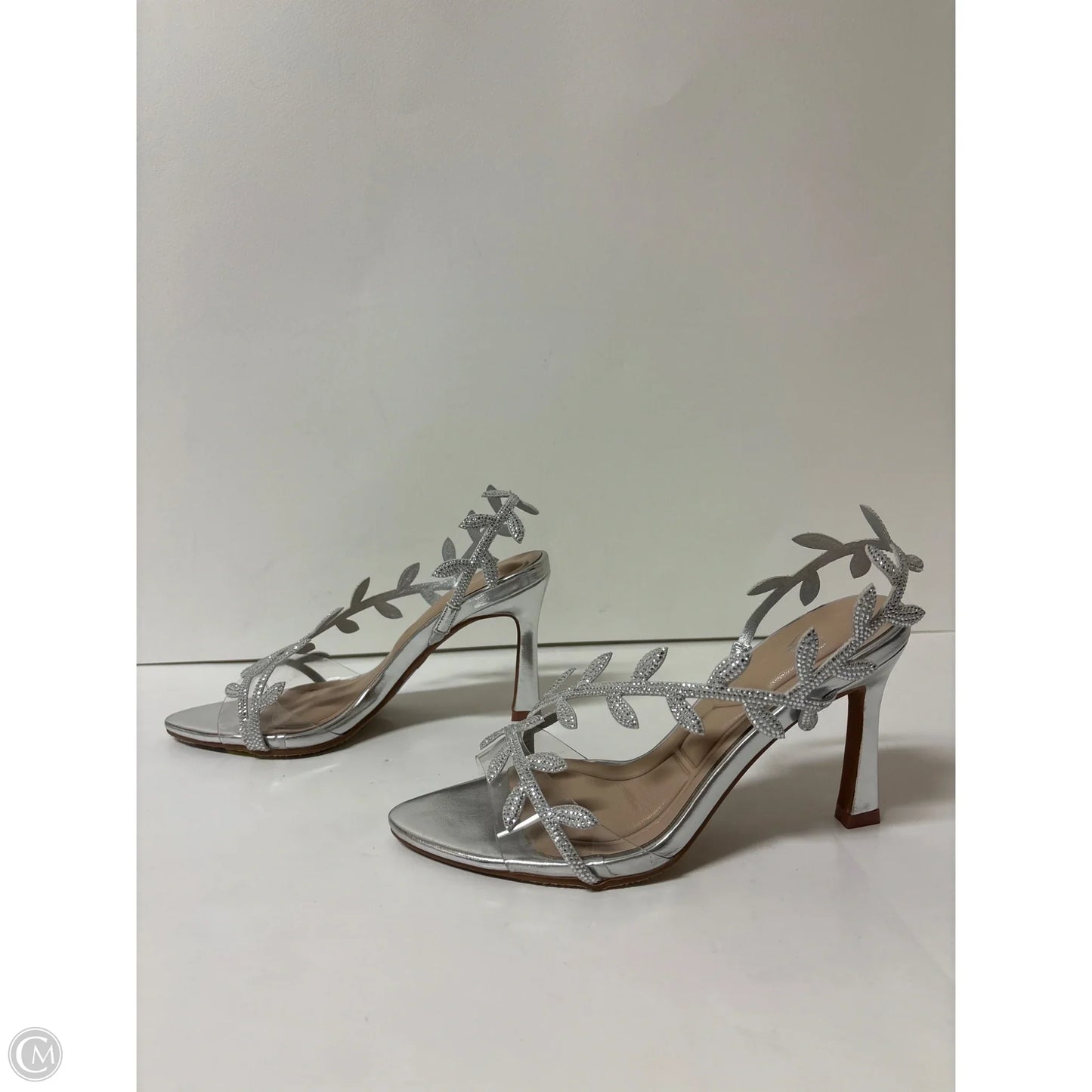 Shoes Heels Stiletto By Windsor In Silver, Size: 6.5