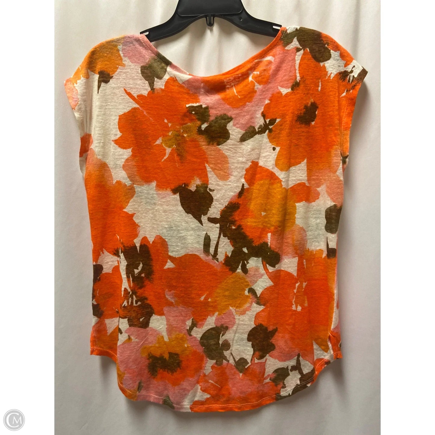 Top Sleeveless By Joie In Orange, Size: M
