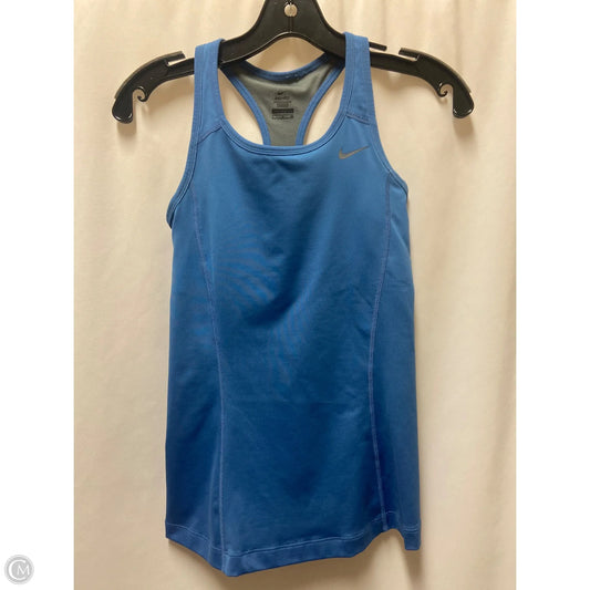 Athletic Tank Top By Nike In Blue, Size: S