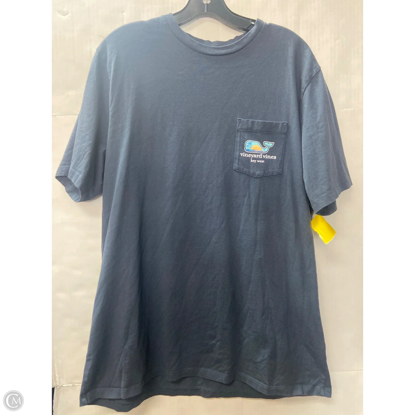Top Short Sleeve By Vineyard Vines In Blue, Size: L
