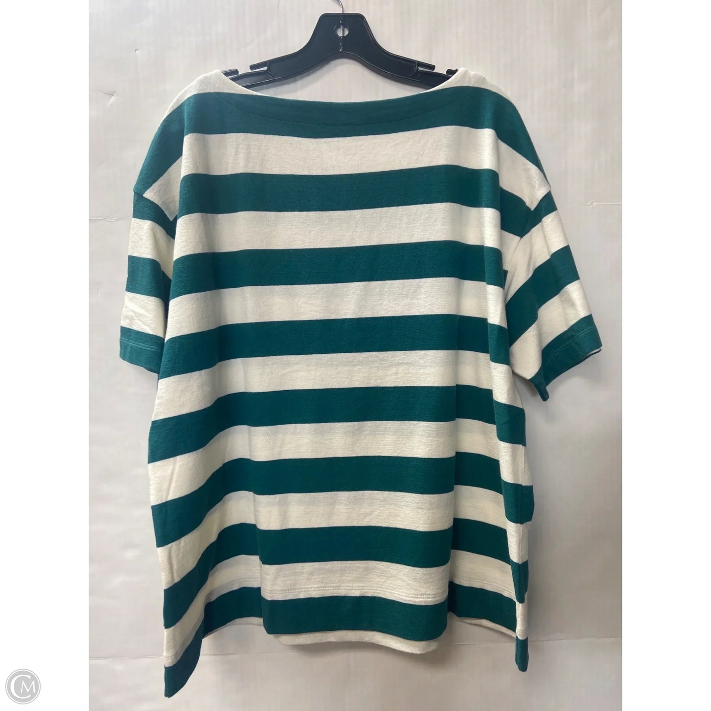 Top Short Sleeve By J. Jill In Green, Size: Xl