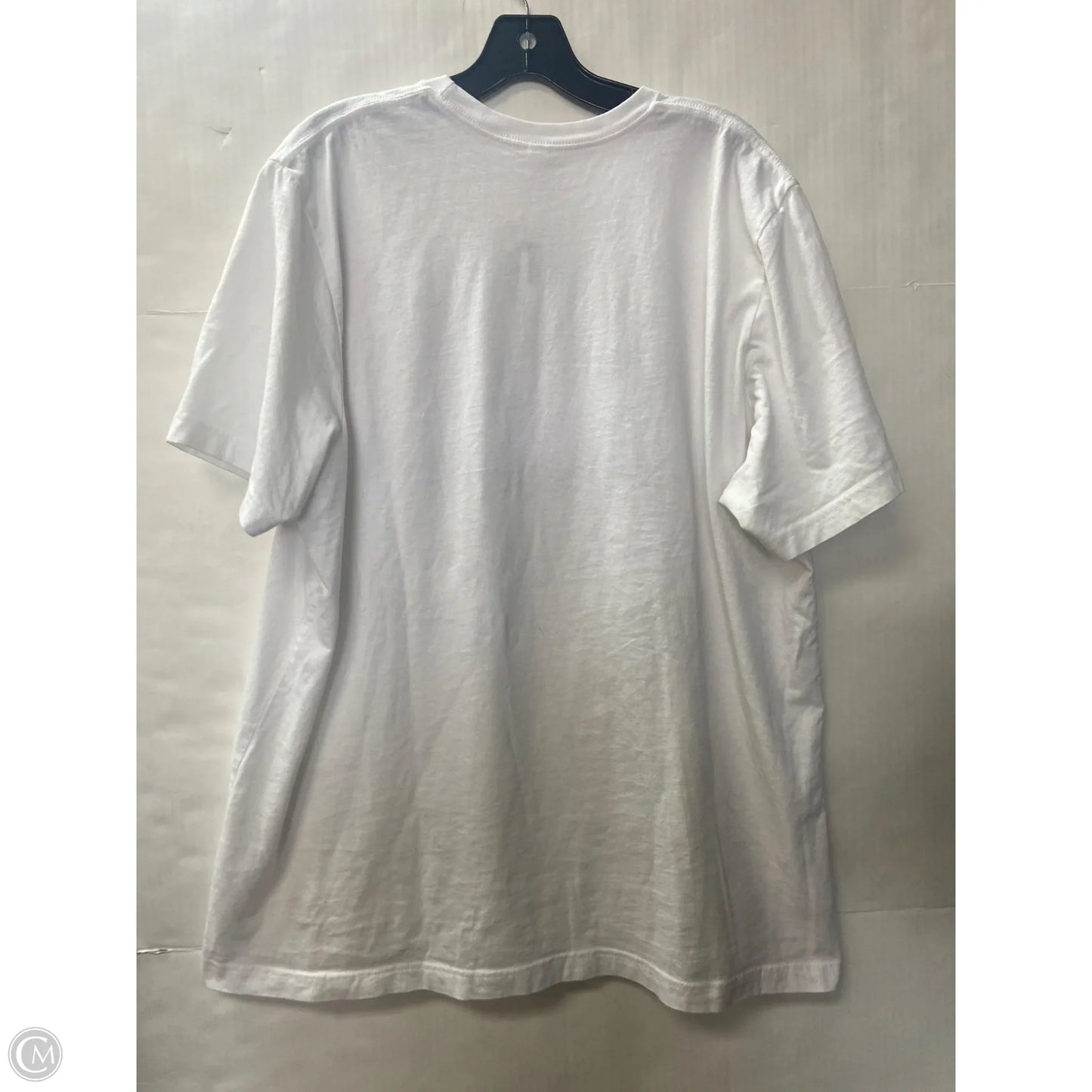 Top Short Sleeve By Canvas In White, Size: 2x