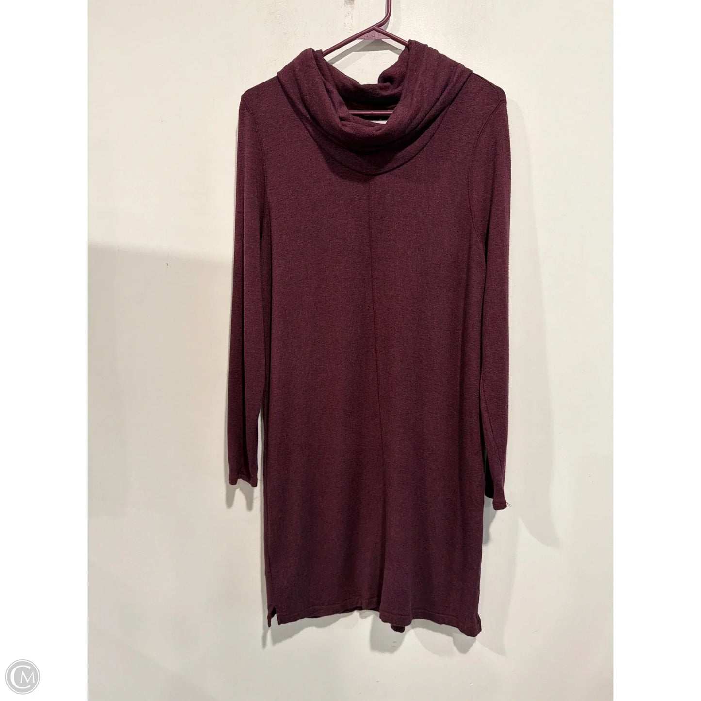 Dress Casual Midi By Lou And Grey In Maroon, Size: L