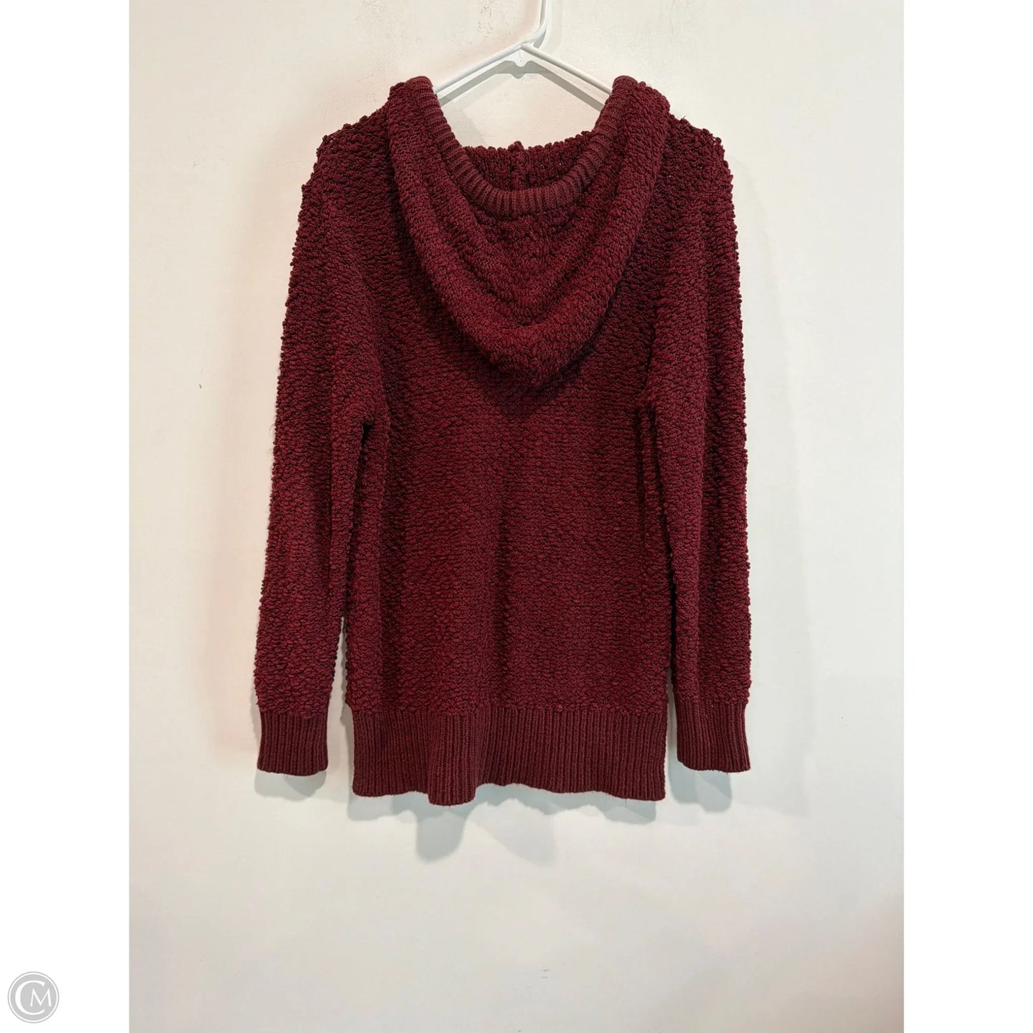 Sweater By Green Tea In Maroon, Size: M