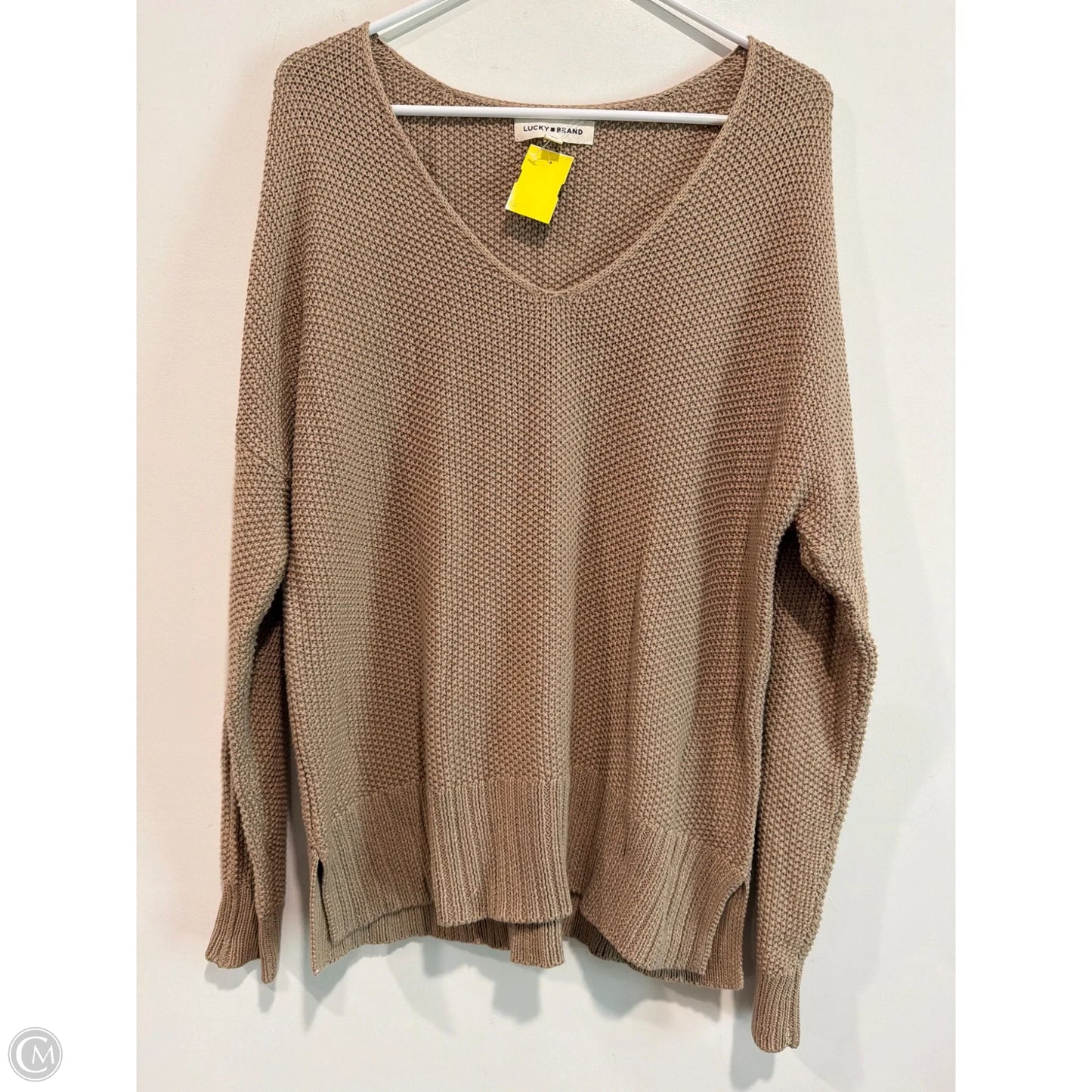 Sweater By Lucky Brand In Brown, Size: M