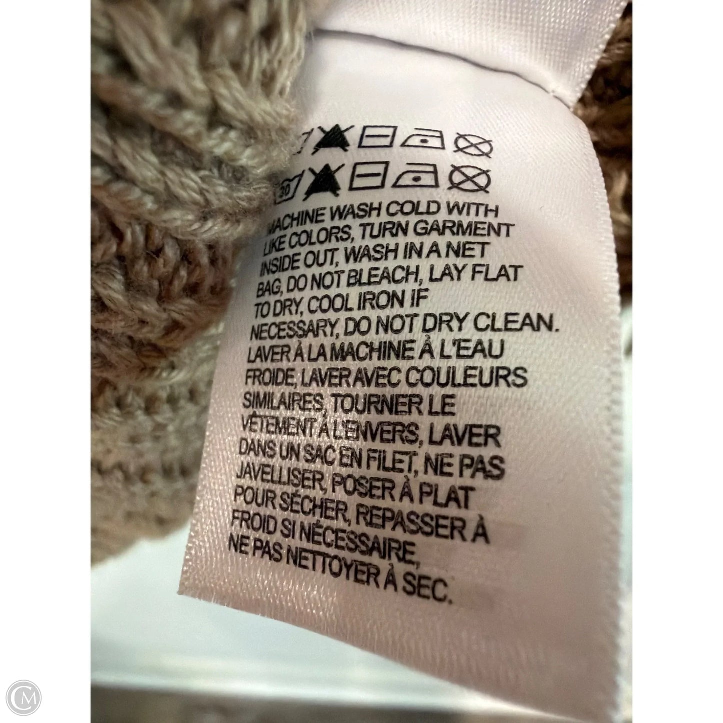 Sweater By Lucky Brand In Brown, Size: M