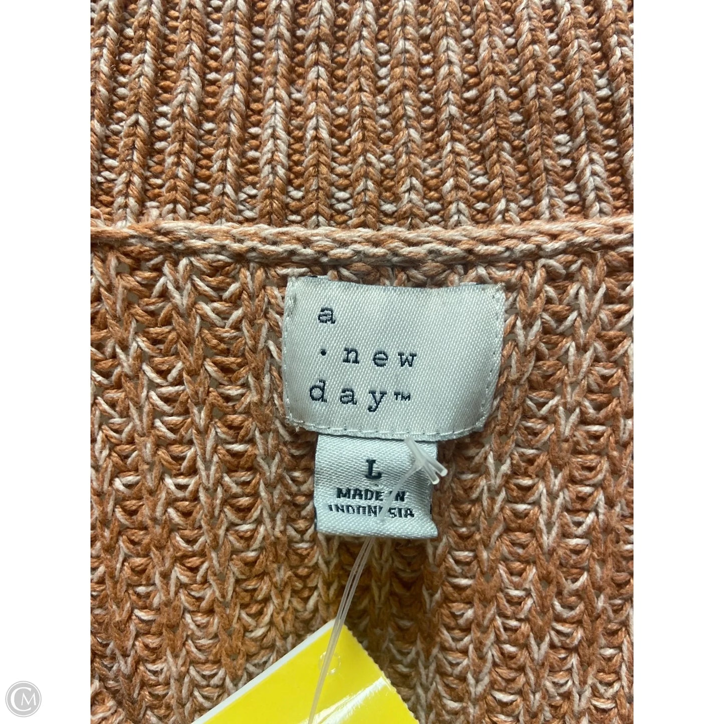 Sweater By A New Day In Orange, Size: L