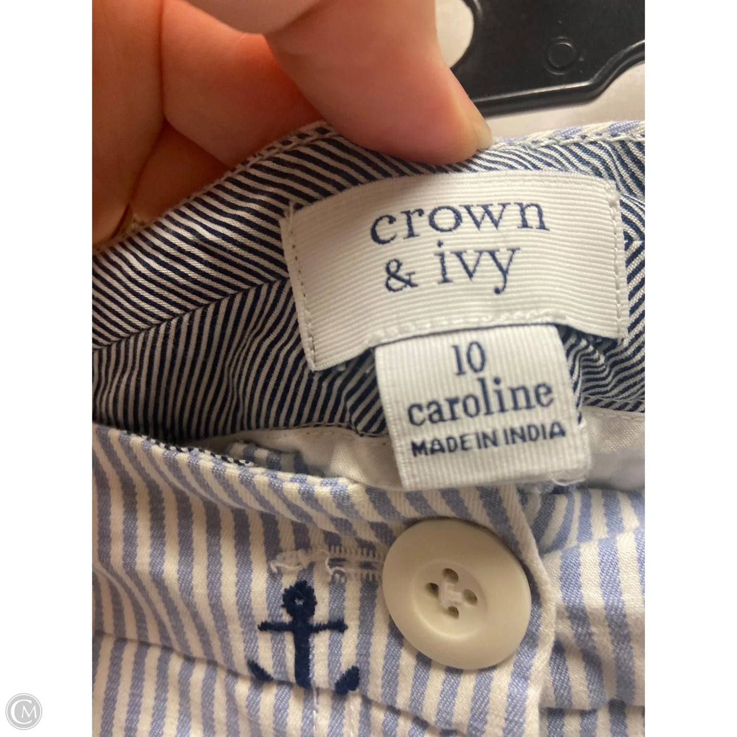 Shorts By Crown And Ivy In Blue, Size: 10