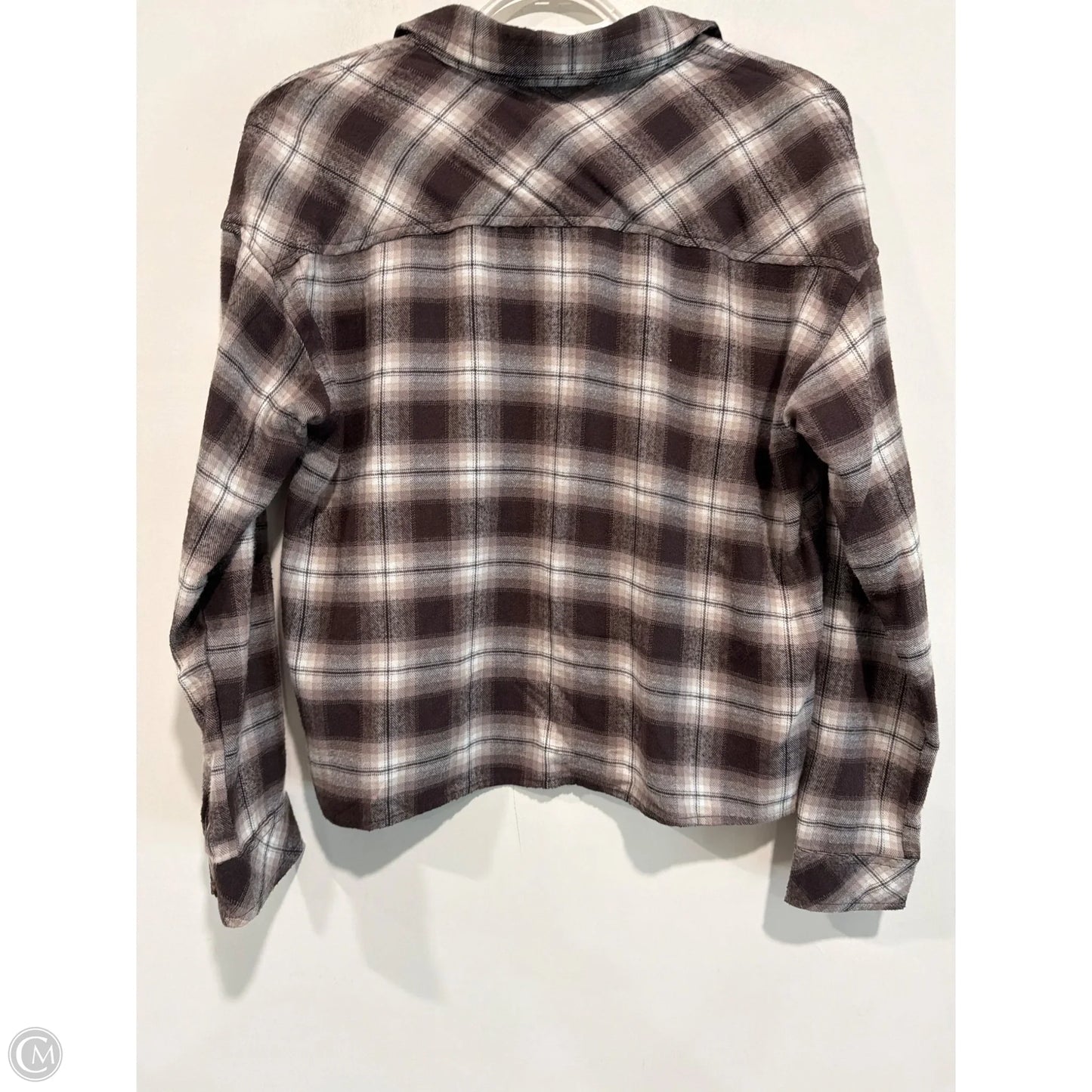 Top Long Sleeve By Hippie Rose In Grey, Size: Xs